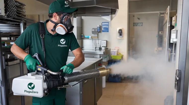 Nebulización ULV de PlagaZero para desinfección en Barberà del Vallès